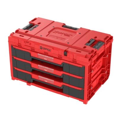 Prekės „QBRICK ONE įrankių dėžė su 3 stalčiais 2.0 RED“ paveikslėlis