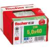 Prekės „Fischer medsraigtis kampuočiui FPF-PT ZPF 5.0x40, 200 vnt.“ paveikslėlis