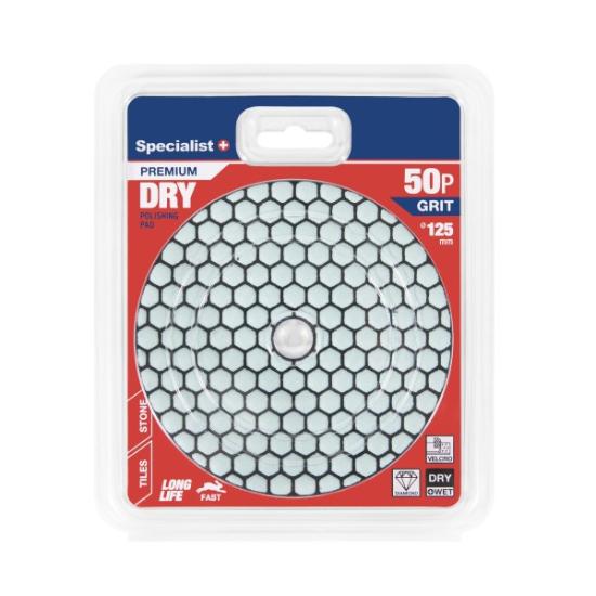 Prekės „SPECIALIST+ deimant. šlifavimo lap., universalus, 125 mm, 50P“ paveikslėlis