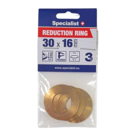 Prekės „SPECIALIST+ redukcinis žiedas, 30x16x1.2/1.5/2 mm, 3 vnt.“ paveikslėlis