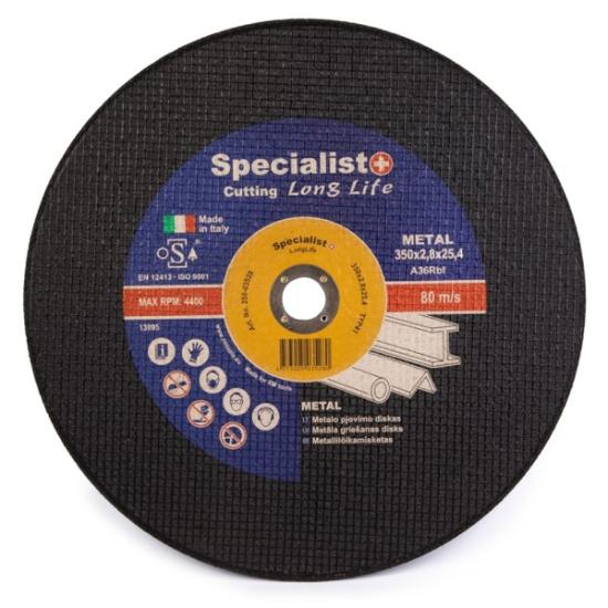 Prekės „SPECIALIST+ metalo pj.diskas, 350x2,8x25,4 mm“ paveikslėlis