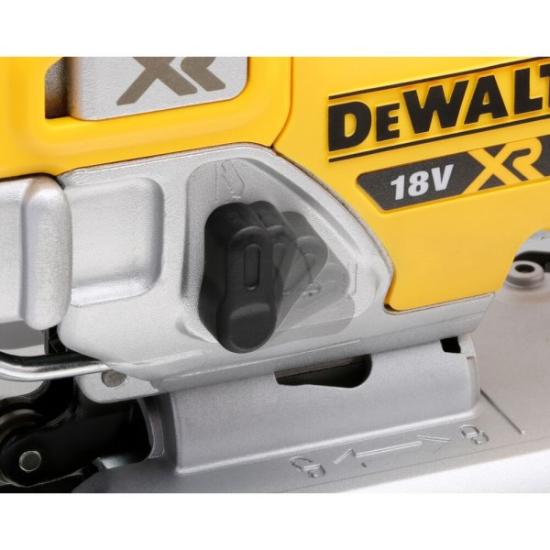 Prekės „Akumuliatorinis siaurapjūklis DeWalt DCS334NT“ paveikslėlis