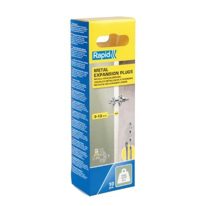 Prekės „Inkarai 3-13 mm. storio sienelėms, Rapid 10 vnt. max 25 kg.“ paveikslėlis