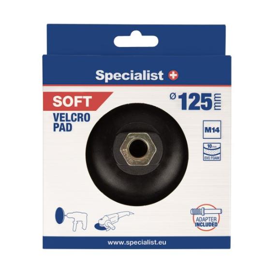Prekės „Lipnus šlif. padas SPECIALIST+ Ø125 mm, minkštas“ paveikslėlis