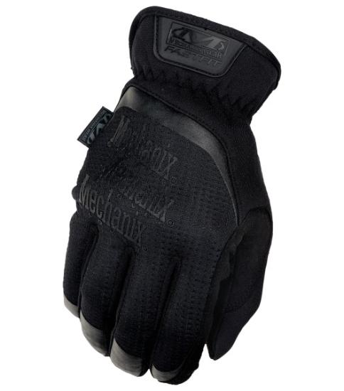 Prekės „Pirštinės Mechanix FastFit® juodos, L dydis. Rauktas rankogalis, 0.6 mm dirbtinė oda, TrekDry®, touchscreen technologija“ paveikslėlis