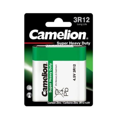 Prekės „Elementas, anglies cinko, 3R12, 4,5V, CAMELION, 1 vnt.“ paveikslėlis