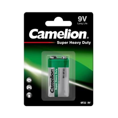Prekės „Elementas, anglies cinko, "Krona", 6F22, 9V, B1, CAMELION, 1 vnt.“ paveikslėlis