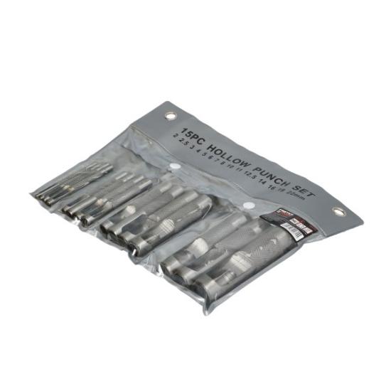 Prekės „Skylių pramušėjų rinkinys, FASTER TOOLS, 12 vnt.“ paveikslėlis