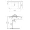Prekės „Praustuvas CONCEPT 200 WT 80x50“ paveikslėlis