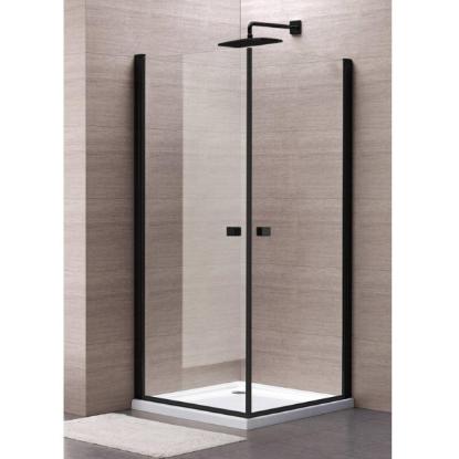 Prekės „Dušo kabina MESINA Black DD 100x100“ paveikslėlis