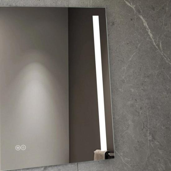 Prekės „Veidrodis su LED apšvietimu LYFCO 206-6-71-1 120x80“ paveikslėlis