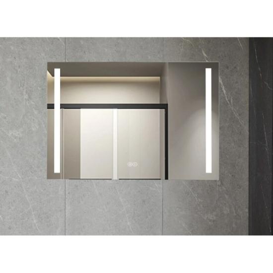Prekės „Veidrodis su LED apšvietimu LYFCO 206-6-71-1 120x80“ paveikslėlis