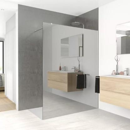Prekės „Dušo sienelė BALMANI Walk-In 140 Chrome“ paveikslėlis