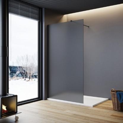 Prekės „Dušo sienelė RAVENA W-130 black“ paveikslėlis
