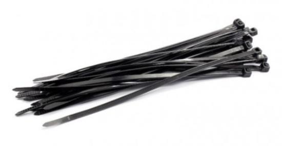 Prekės „Nailono dirželiai 4,8x430mm 100vnt Juodi“ paveikslėlis