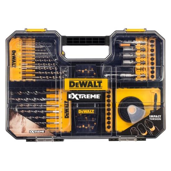 Prekės „EXTREME antgaliukų-grąžtų komplektas, DeWALT 100 vnt.“ paveikslėlis