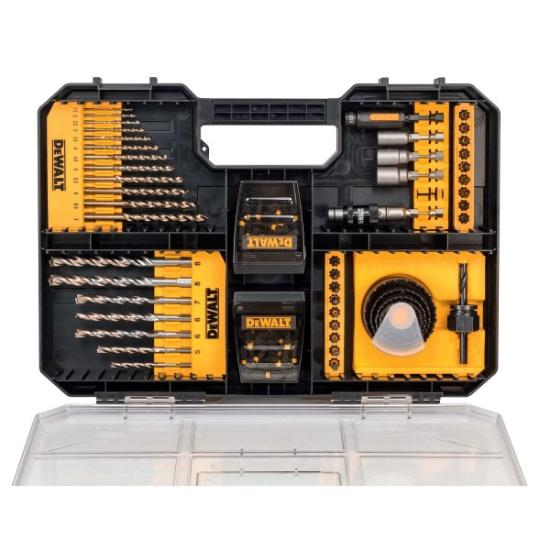Prekės „EXTREME antgaliukų-grąžtų komplektas, DeWALT 100 vnt.“ paveikslėlis