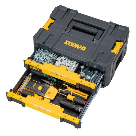 Prekės „TSTAK IV įrankių dėžė 440x176x332 mm, DeWALT“ paveikslėlis