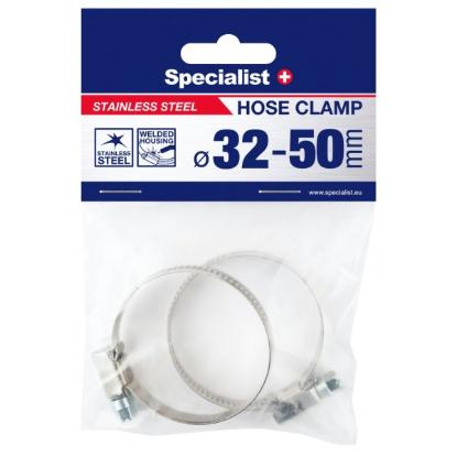 Prekės „SPECIALIST+ nerūd. pl. sąvarža, 32-50 mm, 2vnt.“ paveikslėlis