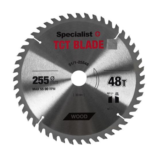 Prekės „SPECIALIST+ pjovimo diskas, 255x48Tx30/25,4 mm“ paveikslėlis