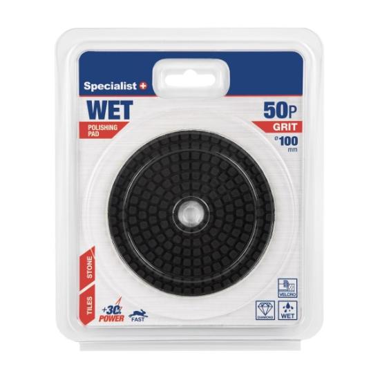 Prekės „SPECIALIST+ deimant. Šlifavimo lap., 100 mm, 50P“ paveikslėlis