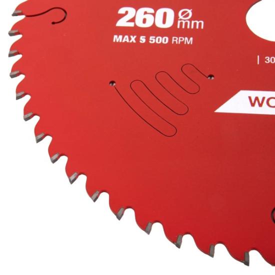 Prekės „Pjovimo diskas 260x60Tx30mm, Wood PREMIUM, SPECIALIST+“ paveikslėlis