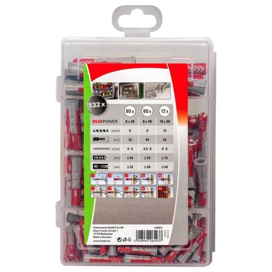Prekės „Kaiščių DuoPower rinkinys Profi-Box , Fischer 132 vnt.“ paveikslėlis