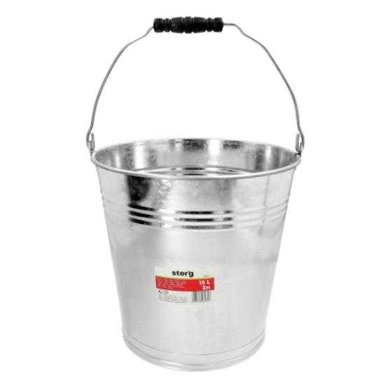 Prekės „Cinkuotas metalinis kibiras, 15l“ paveikslėlis