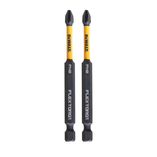 Prekės „Sukimo antgaliukai FLEXTORQ PH2 89 mm, DeWALT, 2 vnt.“ paveikslėlis
