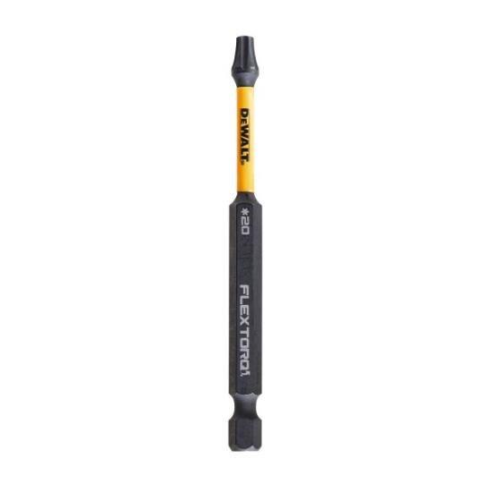 Prekės „Sukimo antgaliukai FLEXTORQ T20 89 mm, DeWALT, 2 vnt.“ paveikslėlis