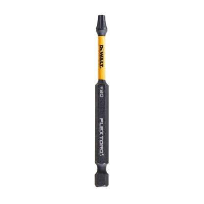 Prekės „Sukimo antgaliukai FLEXTORQ T20 89 mm, DeWALT, 2 vnt.“ paveikslėlis
