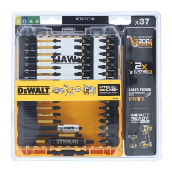 Prekės „Smūginių antgalių rinkinys Flextorq, DeWALT, 37 vnt.“ paveikslėlis