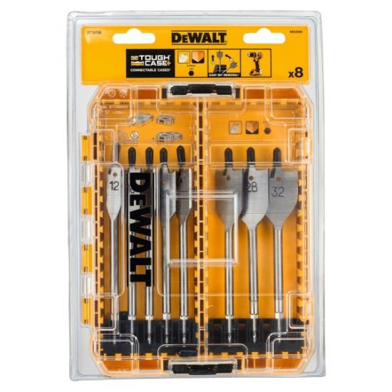 Prekės „Plunksninių grąžtų rinkinys, DeWALT 8 vnt.“ paveikslėlis