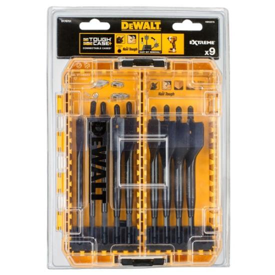Prekės „Plunksninių grąžtų rinkinys EXTREME, DeWALT, 9 vnt.“ paveikslėlis