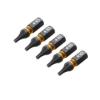 Prekės „Sukimo antgaliukai FLEXTORQ T10 25 mm, DeWALT, 5 vnt.“ paveikslėlis