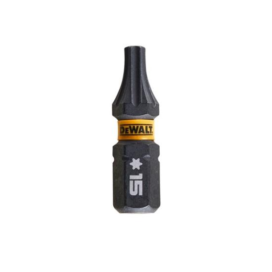 Prekės „Sukimo antgaliukai FLEXTORQ T15 25 mm, DeWALT, 5 vnt.“ paveikslėlis