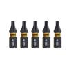 Prekės „Sukimo antgaliukai FLEXTORQ T15 25 mm, DeWALT, 5 vnt.“ paveikslėlis