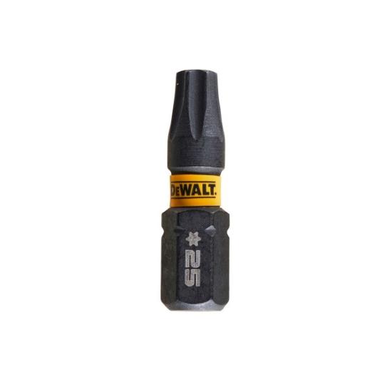 Prekės „Sukimo antgaliukai FLEXTORQ T25 25 mm, DeWALT, 5 vnt.“ paveikslėlis