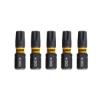 Prekės „Sukimo antgaliukai FLEXTORQ T30 25 mm, DeWALT, 5 vnt.“ paveikslėlis