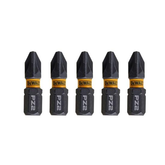 Prekės „Sukimo antgaliukai FLEXTORQ PZ2, 25 mm, DeWALT, 5 vnt.“ paveikslėlis