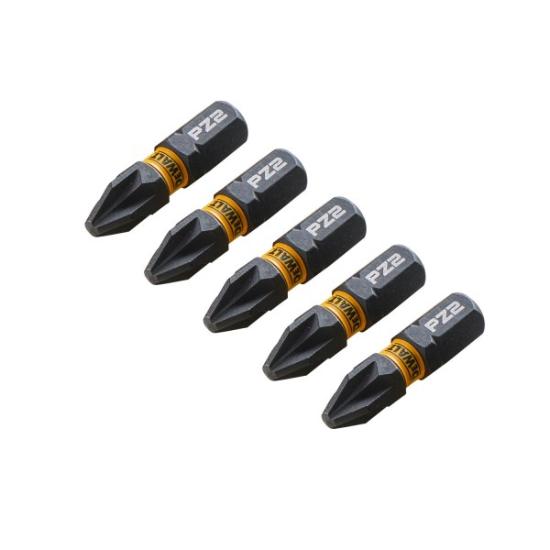 Prekės „Sukimo antgaliukai FLEXTORQ PZ2, 25 mm, DeWALT, 5 vnt.“ paveikslėlis
