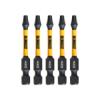 Prekės „Sukimo antgaliukai FLEXTORQ T20 57 mm, DeWALT, 5 vnt.“ paveikslėlis