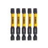 Prekės „Sukimo antgaliukai FLEXTORQ T40 57 mm, DeWALT, 5 vnt.“ paveikslėlis