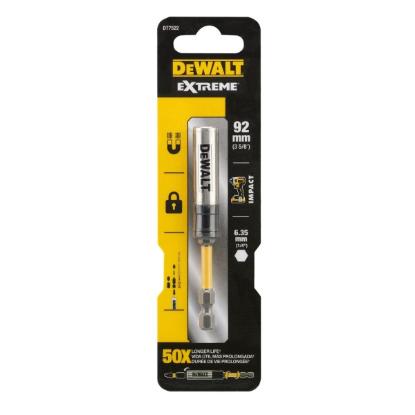 Prekės „Magnetinis, rakinamas sukimo antgalių laikiklis 92 mm. 1/4", DeWalt“ paveikslėlis