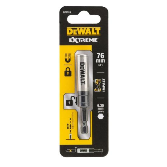 Prekės „Magnetinis, rakinamas antgalių laikiklis 76 mm, DeWalt“ paveikslėlis