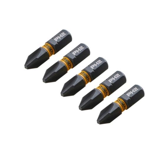 Prekės „Sukimo antgaliukai FLEXTORQ PH2, 25mm, DeWALT, 5 vnt.“ paveikslėlis