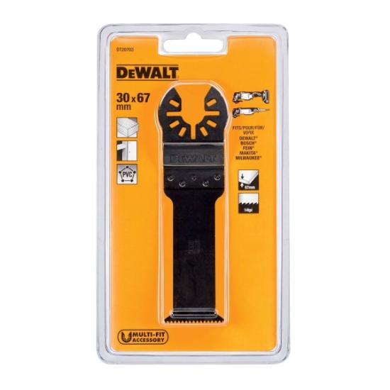 Prekės „Daugiafunkcinio įrankio geležtė 30 mm x 67 mm, DeWALT“ paveikslėlis