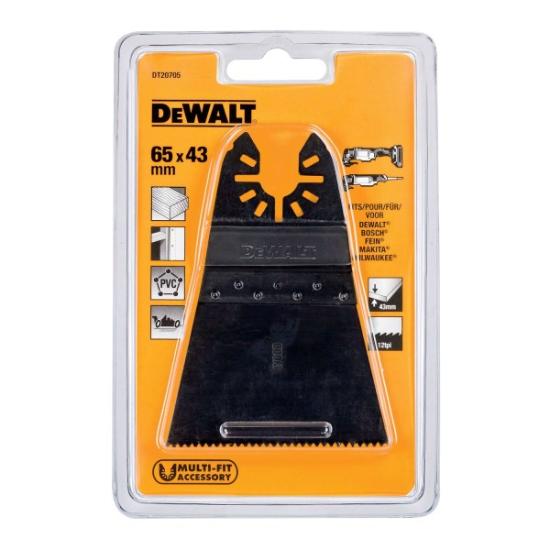 Prekės „Daugiafunkcinio įrankio geležtė 66mm x 43mm. DeWALT“ paveikslėlis
