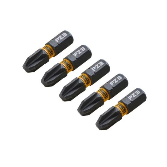 Prekės „Sukimo antgaliukai FLEXTORQ PZ3, 25 mm, DeWALT, 5 vnt.“ paveikslėlis