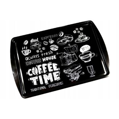 Prekės „Padėklas met. 37*24cm COFFEE J“ paveikslėlis